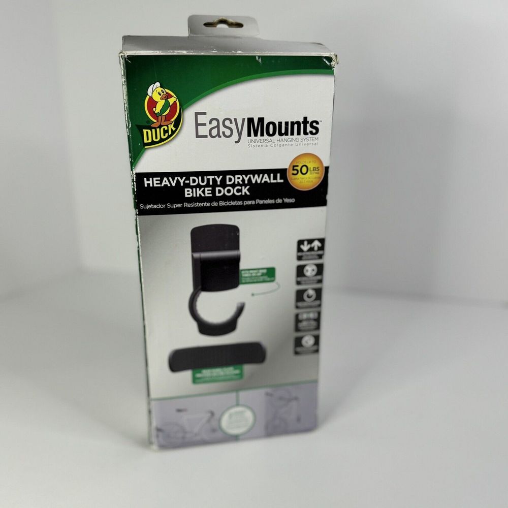 Duck EasyMounts Heavy Duty Dry Wall Bike Dock Universal Hanging System 50 Lbs